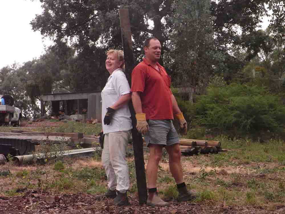 FOWSPs new scratching post? Peta and Jason