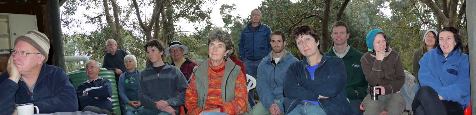 Enraptured crowd listen to Geoff Williams APC